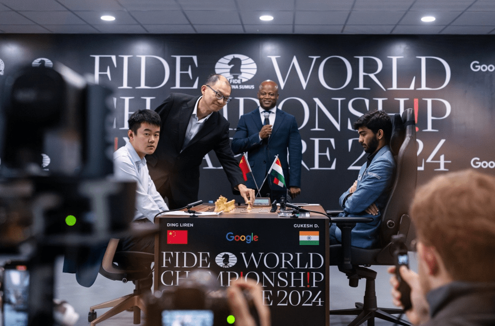 Gukesh vs ding laren