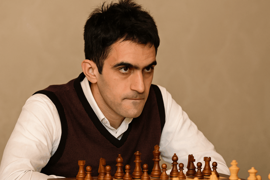 Gaioz Nigalidze playng chess
