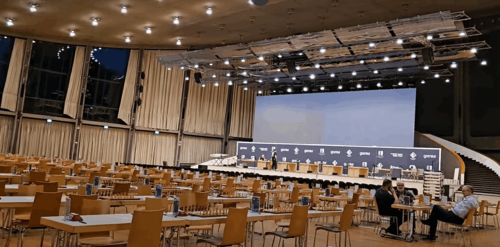 Grenke Freestyle Chess Open 2025 tournament hall