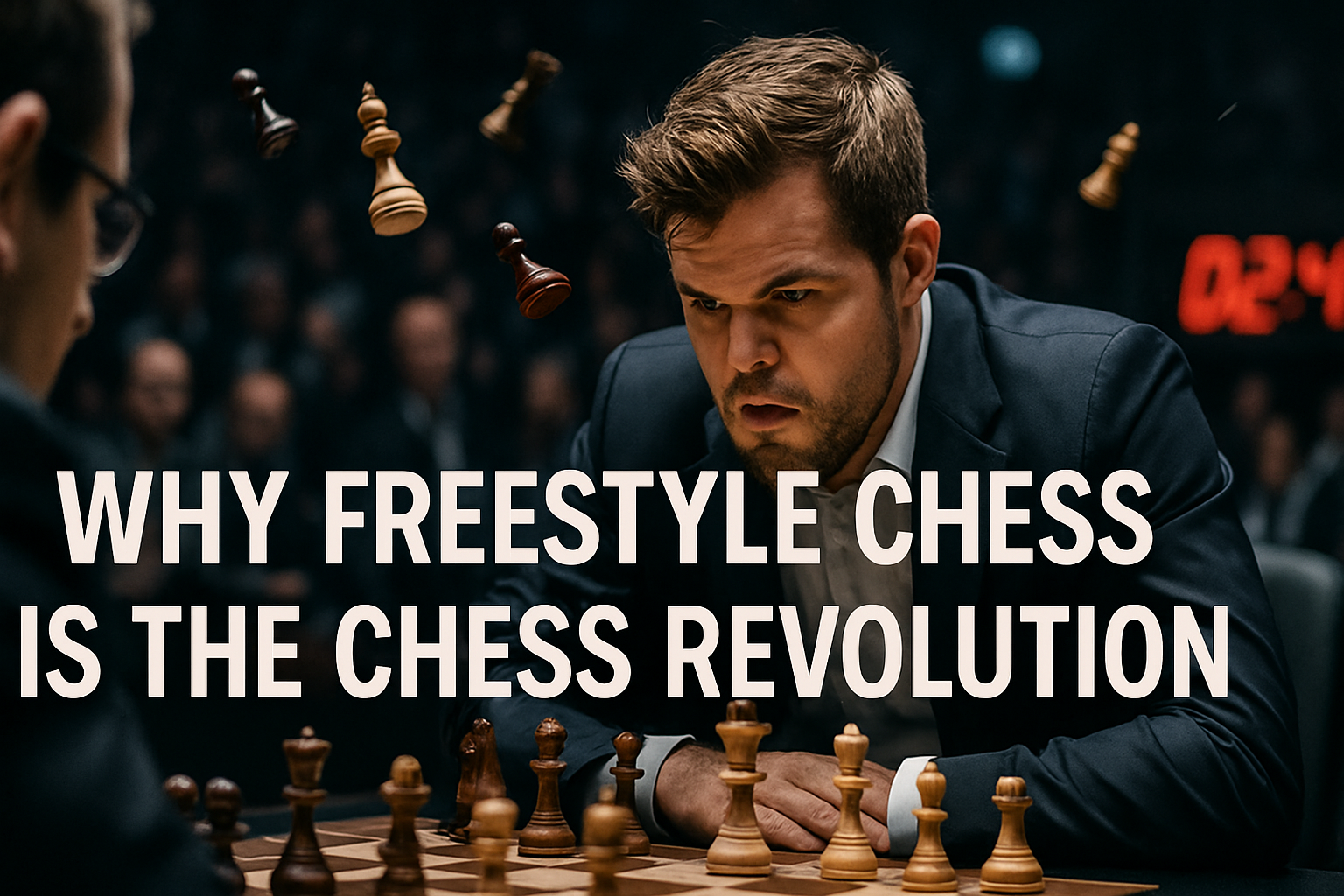 Magnus carlsen playing chess