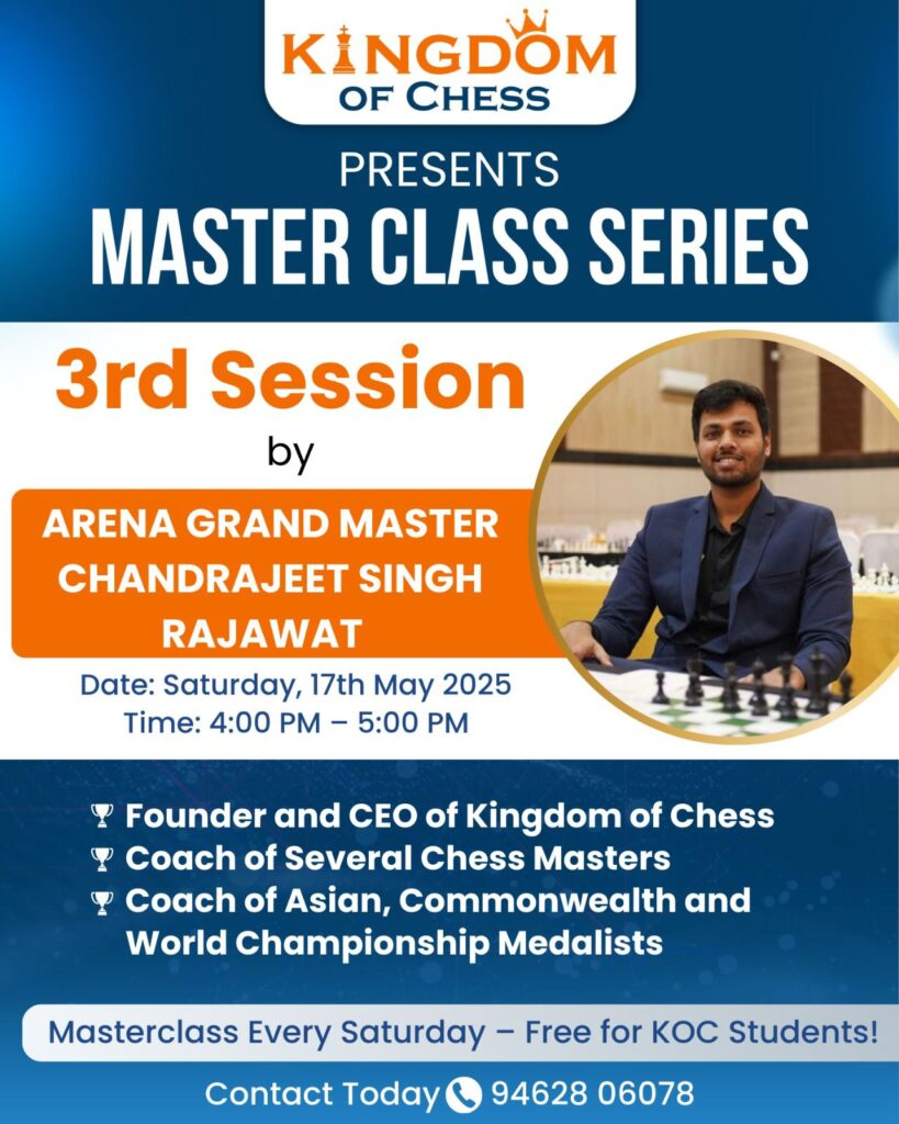 Chandrajeet singh rajawat founder of kingdom of chess