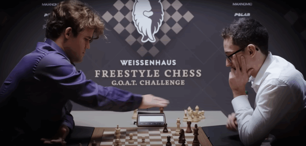 magnus carlsen playing at Weissenhaus