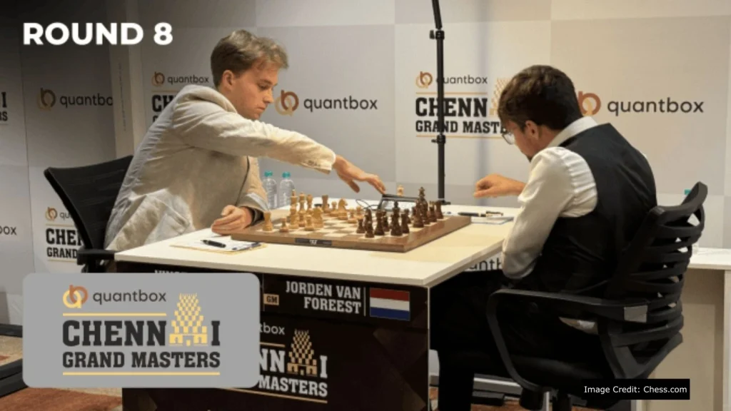 Vincent Keymer vs Jorden van Foreest in  Chennai Grand Masters 2025