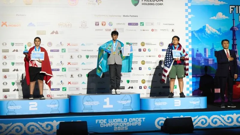 Open U12 World Cadet Chess Championship 2025 Results