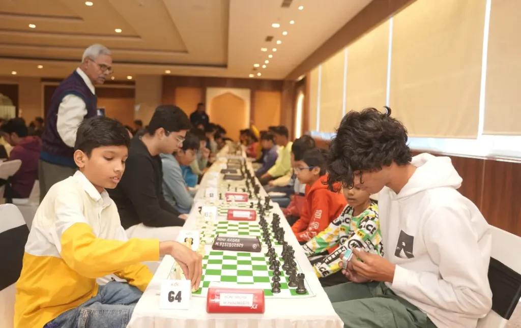 chess gameplay at Kingdom of Chess Rapid Open Chess Championship